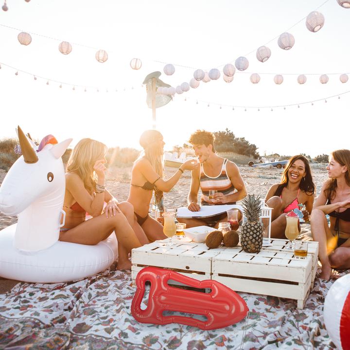 Actual product image Relaxdays Lifeguard Rescue Float Inflatable