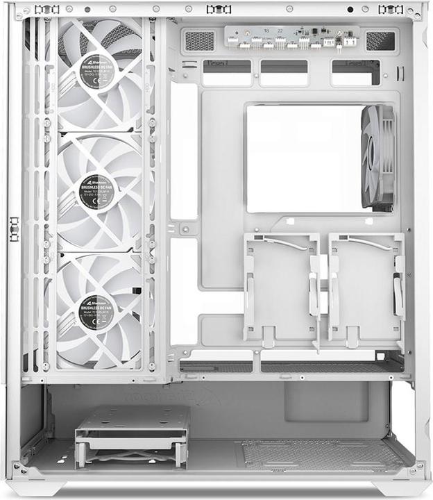 Actual product image Sharkoon AK6 RGB White ATX (white) (ATX, mATX, Mini-ATX)