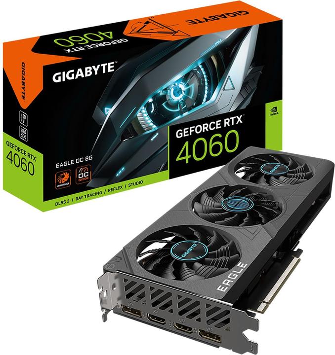 Image du produit Gigabyte GeForce RTX 4060 8GB EAGLE OC (8 Go)