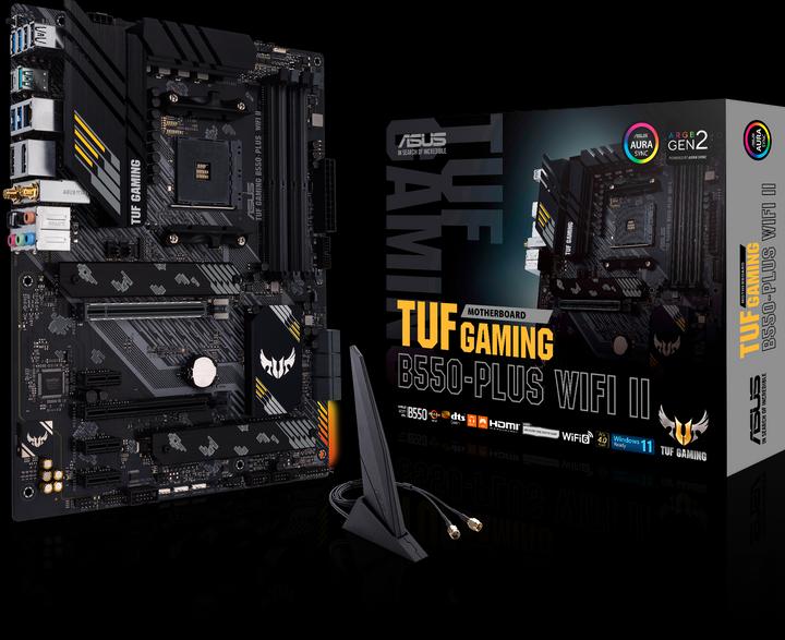 Immagine prodotto ASUS TUF GAMING B550-PLUS WIFI II (AM4, AMD B550, ATX)