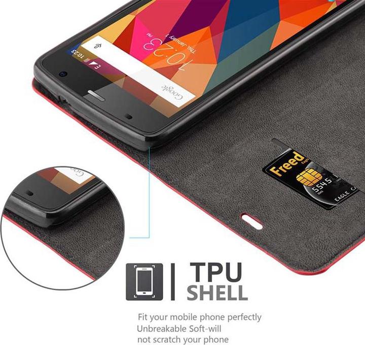 Actual product image Cadorabo Book Invisible Magnet Cover (ZTE Blade L5)