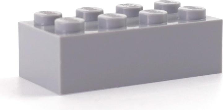 Produktbild LEGO 50x Basic Steine 2x4 - Classic 3001 - Hellgrau (3001, LEGO Zubehör)