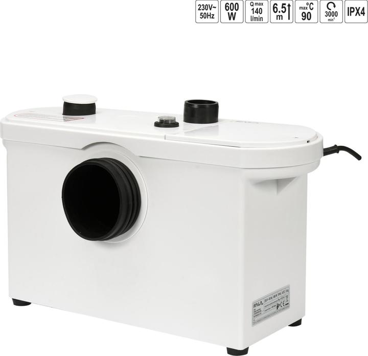 Produktbild Toya WAVE WC-PUMPE 600W MIT MAHLWERK (Hauswasserpumpe)