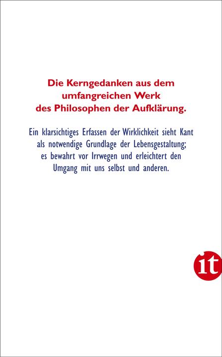 Immagine prodotto Klarsicht mit Kant (Tedesco, Immanuel Kant, 2024)