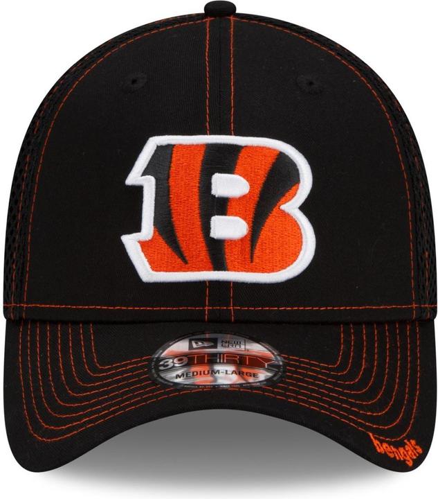 Actual product image New Era 39Thirty Stretch Mesh Cap - Cincinnati Bengals (XL)