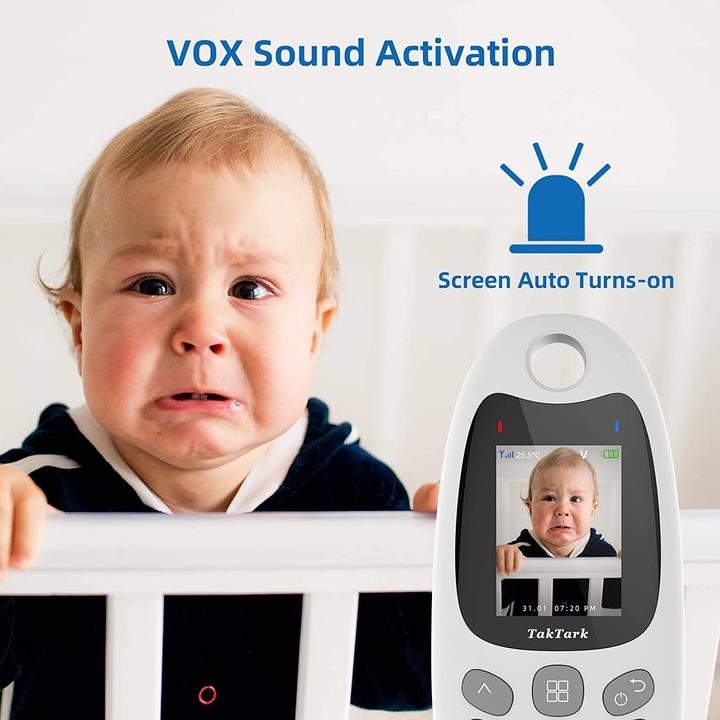 Actual product image TakTark Baby Monitor with Camera 2inch (Video & Audio, 260 m)