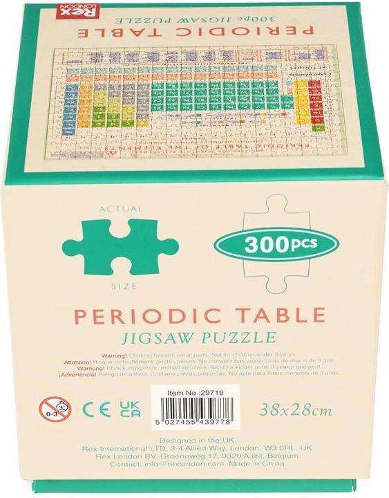Energy Label Rex London Periodic Table (300 pieces)