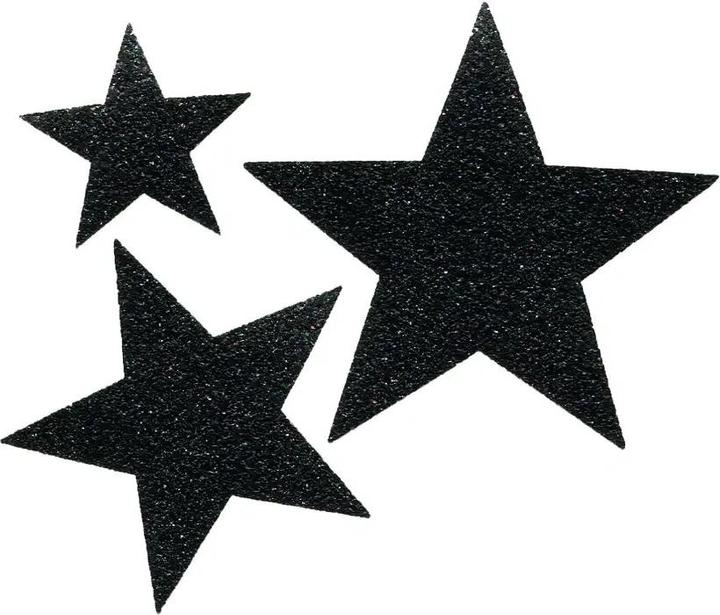 Immagine prodotto Prym Stelle di applicazione autoadesivo/ferro da stiro, nero 3 pezzi. (3 x)