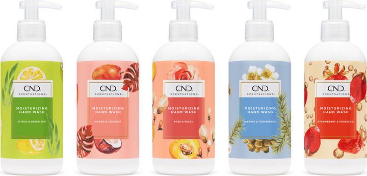 Image du produit CND Scentsations Hand Wash 390 ml Rose & Peach (Savon liquide, 390 ml)