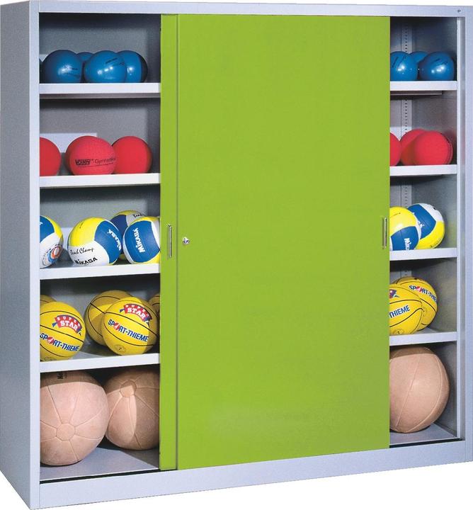Produktbild C+P Ballschrank (HxBxT: 195x190x60 cm, mit Vollblech-Schiebetüren, Typ 4)
