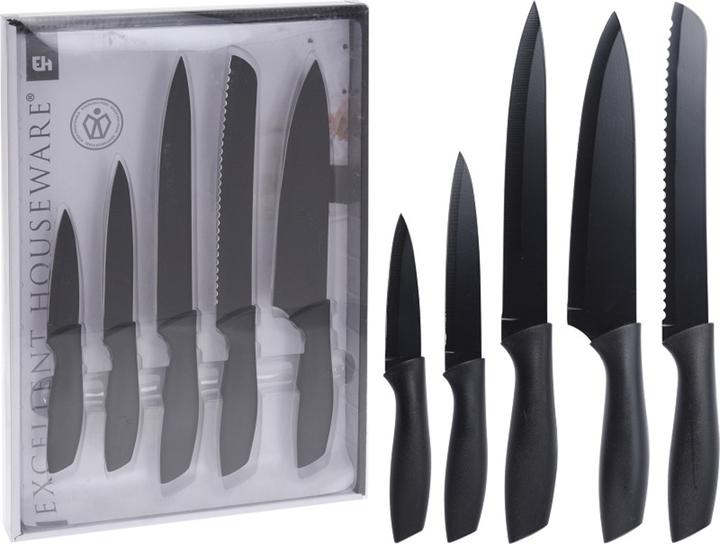 Actual product image Excellent Houseware Küchenmesser-Set, 5tlg. (38 cm)