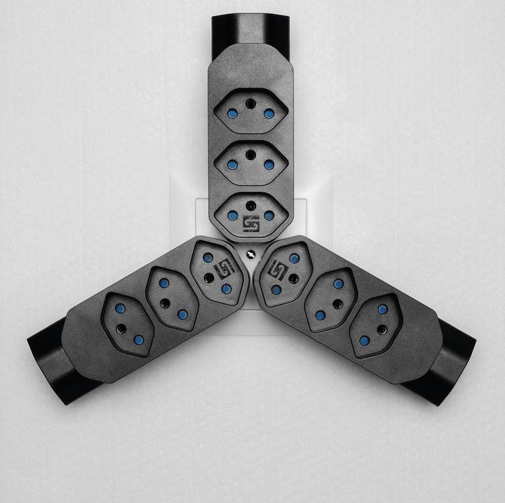 Produktbild Steffen Manta Mehrfachadapter 4xT13 (1x unten) (Typ 13, 4 x)