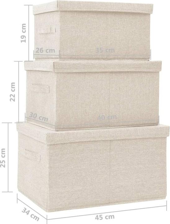 Produktbild VidaXL Cornelia (45 x 34 x 25 cm)