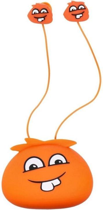 Actual product image Techonic Wired headphones Jellie Monster Earphones JELLIE MONSTER Orange YLFS-01 Jack 3,5mm orange