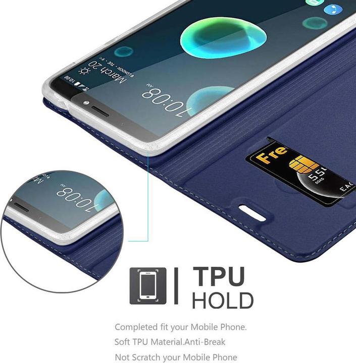 Image du produit Cadorabo Book Classy Style Cover (HTC Desire 12+)