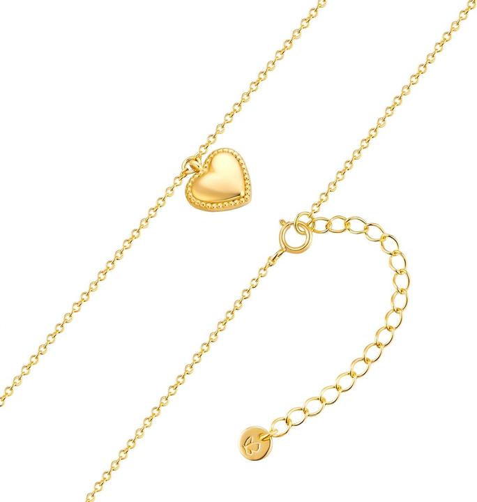 Immagine prodotto Glanzstücke München Collana da donna con cuore in argento - 34474 (Argento, 40 - 45 cm)
