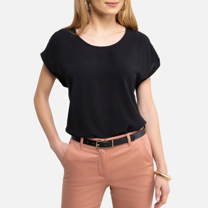 Actual product image Anne Weyburn Tunic shirt with round neckline (44)