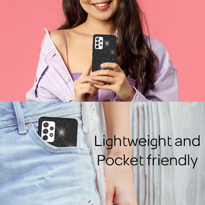 Produktbild Nalia Glitzer Handyhülle (Samsung Galaxy A72)