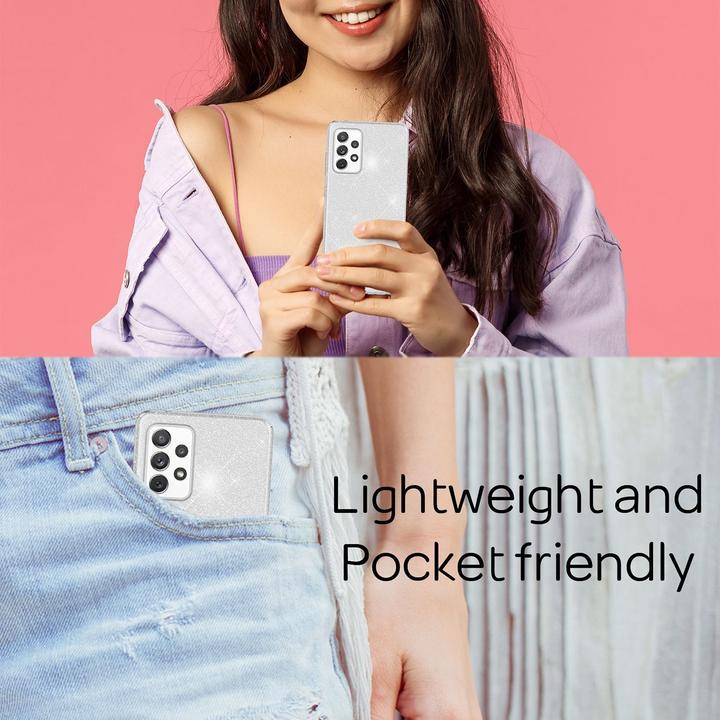 Produktbild Nalia Glitzer Handyhülle (Samsung Galaxy A72)