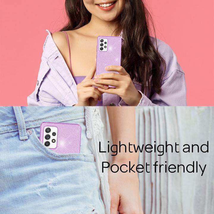Image du produit Nalia Étui pour téléphone portable à paillettes (Samsung Galaxy A52)