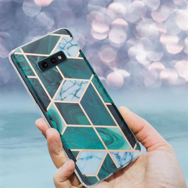 Actual product image Cadorabo IMD TPU Colorful Marble Cover (Samsung Galaxy S10)