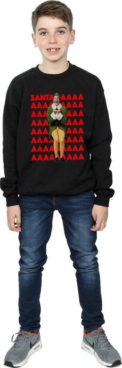 Actual product image Elf Boys Buddy Santa Scream Sweatshirt (128)
