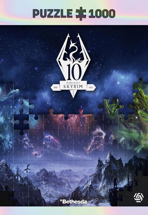 Produktbild Good Loot Skyrim: 10th Anniversary - Puzzle (1000 Teile)