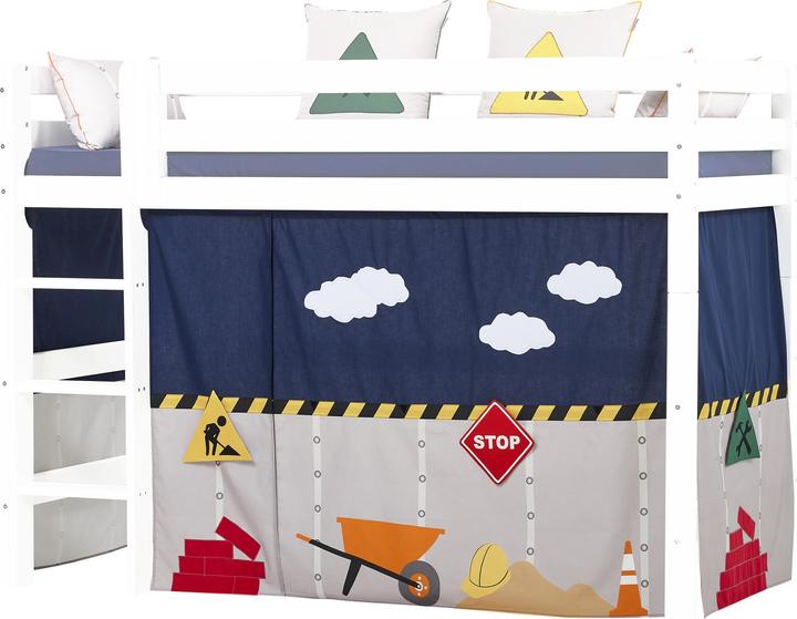 Curtain for middle loft bed