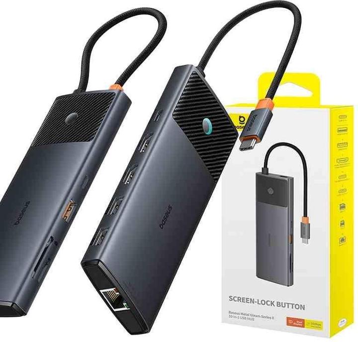 Image du produit Baseus USB-C Hub (USB-C, 9 Ports)