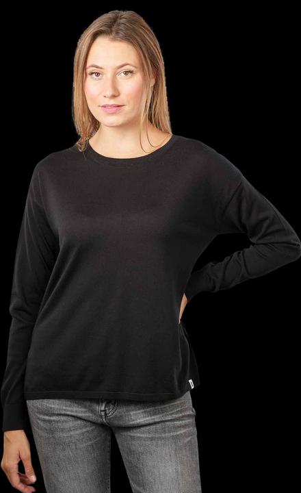 Actual product image Armedangels Laarni Pullover Long Sleeve Black (XS)