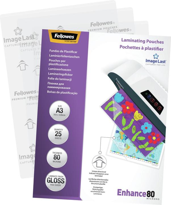 Fellowes Enhance 80 (A3, 25 Stück, 80 µm)