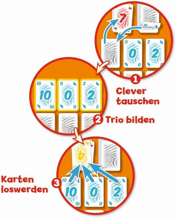 Actual product image Amigo Card game Z3BRA from 8 years (German)