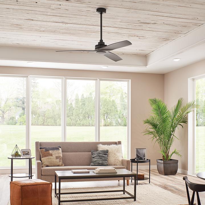 Produktbild Elstead Lighting Ried leiser Deckenventilator Ø142cm + Fernbedienung (38 dB)
