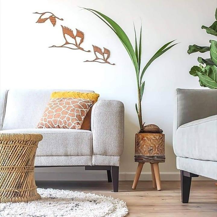 Actual product image Trenddeko Cranes - flock of birds 02 (40 x 23 cm, 30 x 13 cm, 30 x 17 cm)