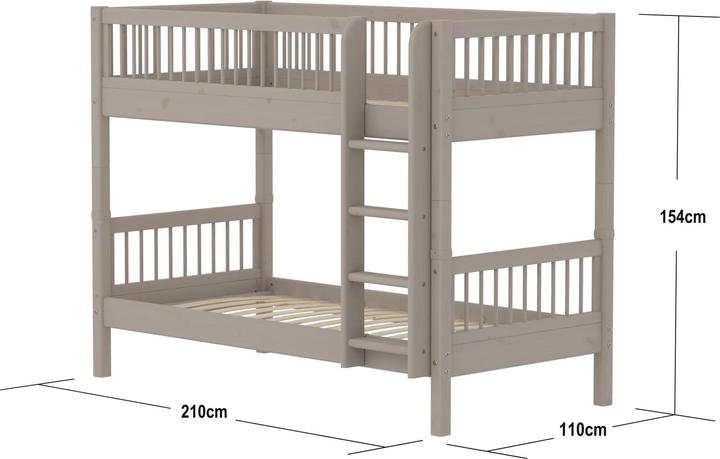 Produktbild Flexa Etagenbett Classic mit Streben (90 x 200 cm)