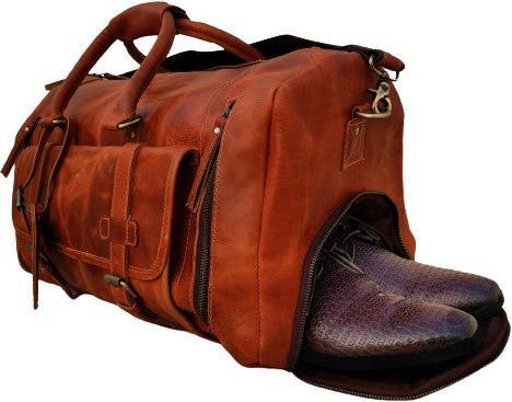 Produktbild Only-Bags.Store Leder Seesack, handgefertigte Leder Weekender, Turnbeutel, Urlaub Seesack, Leder Reisetasche