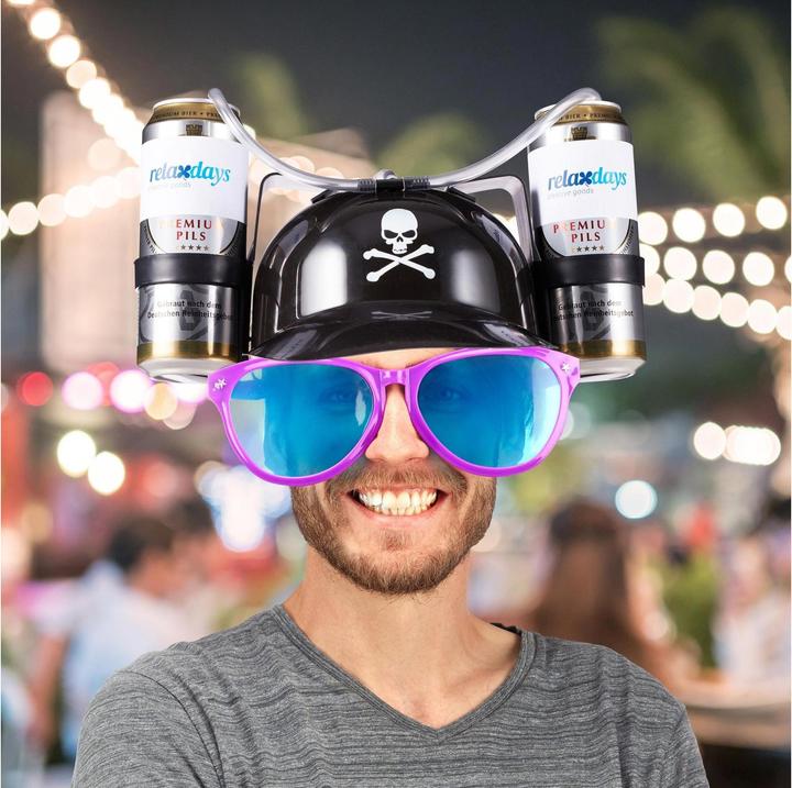 Produktbild Relaxdays Trinkhelm Pirat