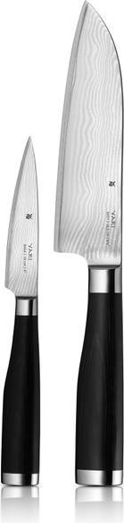 Produktbild WMF Messerset Damastmesser 2tlg Spezialklingenstahl 67 Lagen Yari Pakkaholzgriff (16.50 cm)