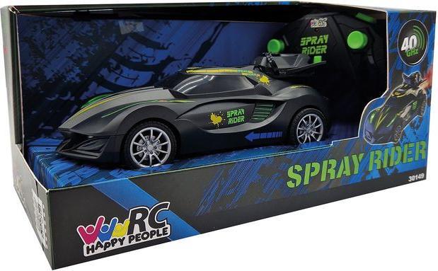 Actual product image Happy People HP RC Spray Rider Car 19cm With Light And Spray