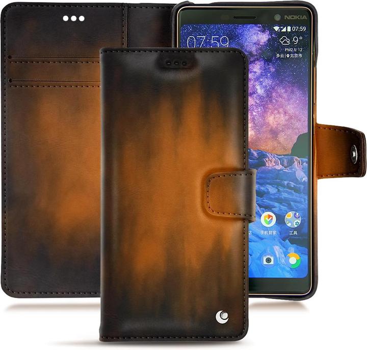 Produktbild Noreve Lederschutzhülle Wallet (Apple iPhone 7 Plus)