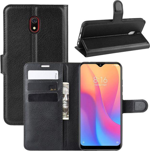 Actual product image MU Classic Litchi Leather Bookcover Series (Xiaomi Redmi 8A)