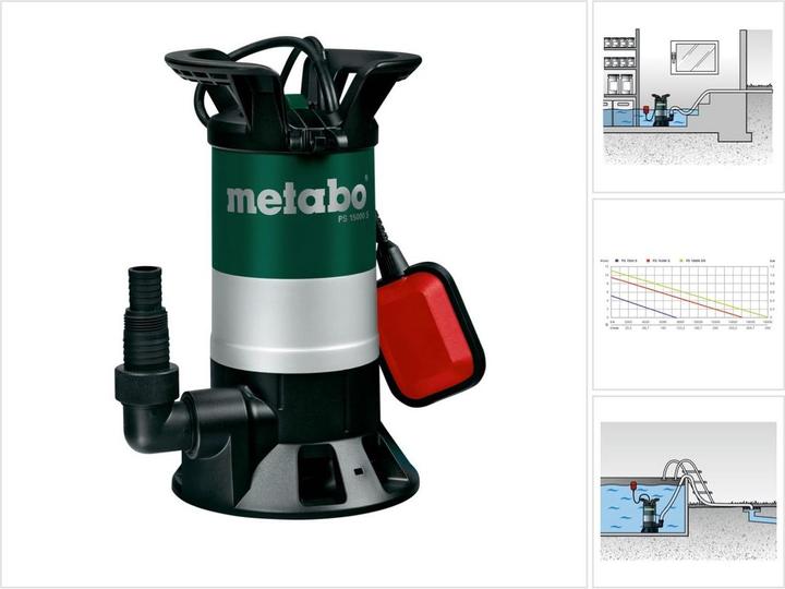 Produktbild Metabo Schmutzwasser-Tauchpumpe 02515 (Schmutzwasserpumpe)
