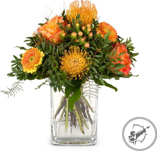 Produktbild Fleurop Blumenstrauss Schütze (23.11. - 21.12.) (Schnittblumen)