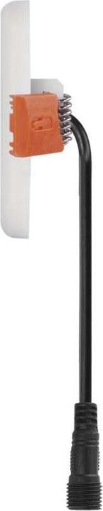 Actual product image Emos LED recessed light 75x75, square, white, 6W neutral white, IP65 (500 lm)
