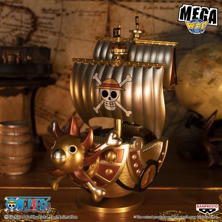 Produktbild Banpresto One Piece Mega WCF Special Gold Color Thousand Sunny 19cm