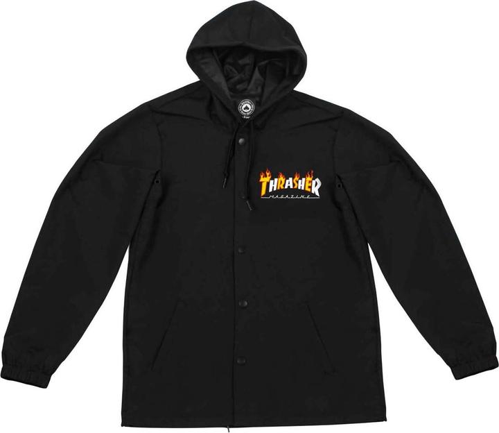 Thrasher Flame Mag Coach Jacket