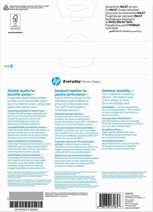 Immagine prodotto HP Q2510a (200 g/m², A4, 100 x)