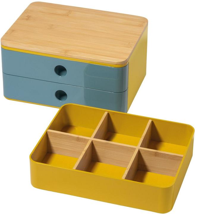 Immagine prodotto Han Schubladenbox Allison Smart-Box Plus 2 Schubladen, Blau