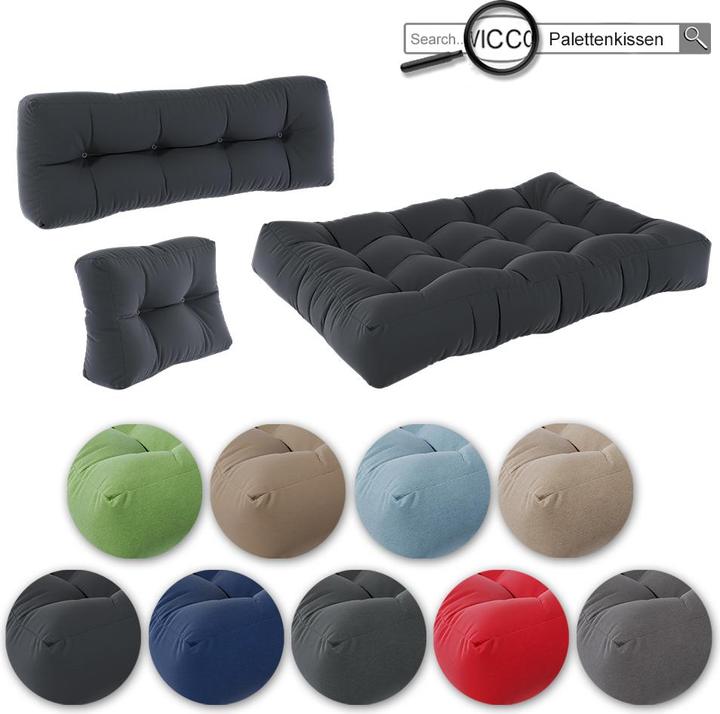 Immagine prodotto Vicco Set Flocken (120 x 80 x 15 cm, 120 x 20 x 40 cm)