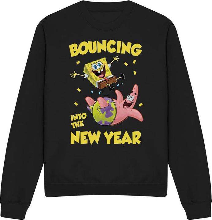 Produktbild Spongebob Squarepants Bouncing Into The New Year Sweatshirt (XXL)